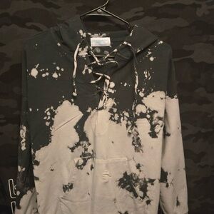 Stylish Black and Cream Women’s Hoodie